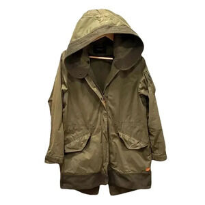 Maison Scotch Amsterdams Olive Green Nylon Blauw Jacket M